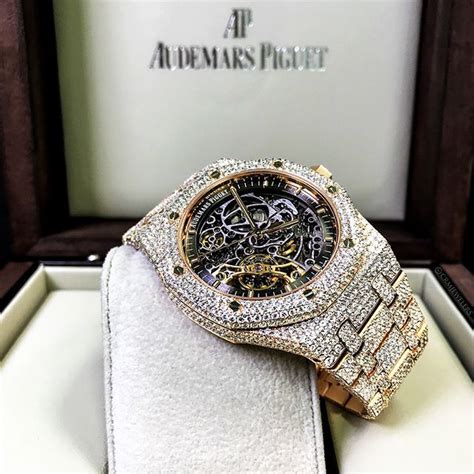 replica iced out ap watch|ap skeleton bust down.